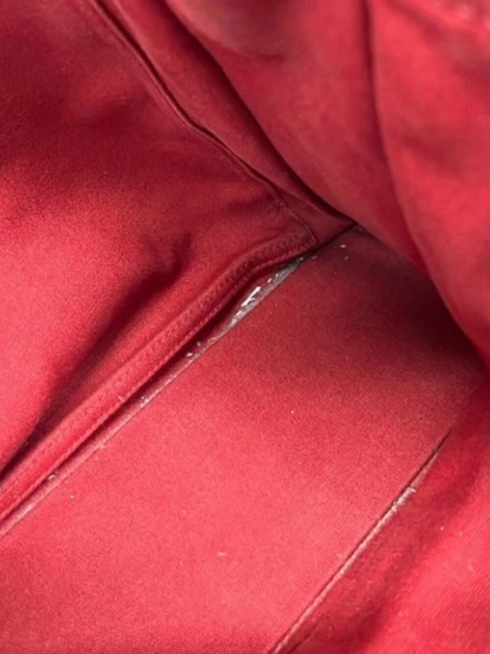HERMES Sac Deauville Tote MM - Red Canvas None Tote Bag - Picture 10 of 10